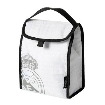 Imagen de Porta-Alimentos Térmico Plegable Blanco Real Madrid 18,4X25,4X12,7Cm