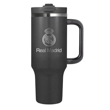 Imagen de Vaso Con Asa Térmico Real Madrid 14X26,5X10,5Cm
