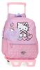 Imagen de Mochila Adaptable 28Cm. C/Carro Hello Kitty Hearts & Dots 23x28x10 cm