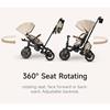 Imagen de Triciclo Comfo Max  6 -In-1 Plegable En Aluminio, Ruedas De Eva. Asiento Giratorio 360º, Reclinable, Máximo Comfort    Beige