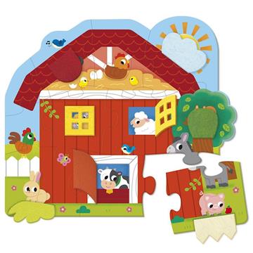 Imagen de Puzzle Goula XXL Granja Sorpresa. Incluye 12 piezas.