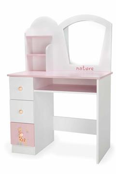 Imagen de Tocador Nature 65X36X95 Cm / Medida Taburete: 29X24X34,50 Cm