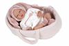 Imagen de Muñeca ELEGANCE 40 CM ANDIE ROSA C/CAPAZO C/MECAMISMO LLORO TRY ME C/BOLSA