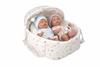 Imagen de Muñeca Elegance 26 Cm Pillines C/Capazo (Cuerpo Vinyl)