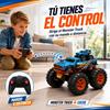 Imagen de Coche radio control Monster Truck transformable en lanzador, 2 en1, incluye un coche 17'90x22'50x21'50cm