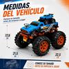 Imagen de Coche radio control Monster Truck transformable en lanzador, 2 en1, incluye un coche 17'90x22'50x21'50cm