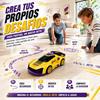 Imagen de Coche radio control y lanzador con láser, ¡si te disparan con el lásery vuelca pierdes la carrera!