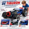 Imagen de Coche radido control High Speed Hotrod Tiburón 2.4Ghz, echa humo, tiene luz LED