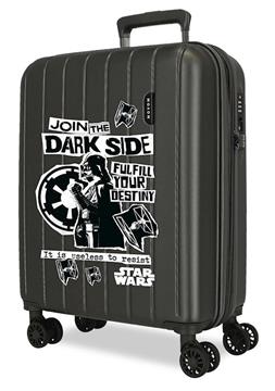 Imagen de Trolley Abs 55Cm.4R.C/Exp. Darth Vader Antracita 20X55X40 Cm