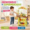 Imagen de Mini Supermarket con cesta, peso y accesorios, 85'50x30x45cm