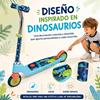 Imagen de Patinete 2 ruedas plegable Dino 76,5x26,5x61cm