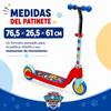 Imagen de Patinete 2 ruedas plegable Paw Patrol 76,5x26,5x61cm