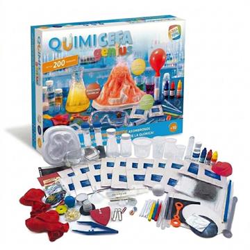 Imagen de Juego Quimicefa Genius 200. Super Laboratorio Científico. Crea erupciones volcánicas y otros muchos experimentos divertidos.
