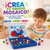 Imagen de Juego mosaico en maletin con 48 piezas 12 plantillas 34x28 cm