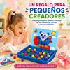 Imagen de Juego mosaico en maletin con 48 piezas 12 plantillas 34x28 cm