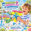 Imagen de Lanzador pompas doble, incluye botella con líquido