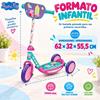 Imagen de Patinete 3 ruedas Peppa Pig 62x32x55,5cm