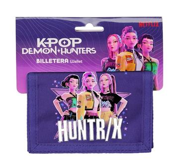 Imagen de Billetera Con Cabecera K-Pop Demon Hunters Fighters 12,5X9,5X1Cm