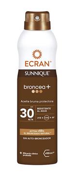 Imagen de Aceite Protector Ecran Sunnique Broncea Bruma F30 250Ml