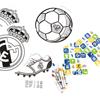 Imagen de Album actividades coloreables con accesorios Real Madrid 2025