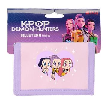 Imagen de Billetera Con Cabecera K-Pop Demon Hunters "Chibi" 12,5X9,5X1Cm