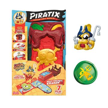 Imagen de Piratix  Beast Fortress Kraken.  Incluye Piratix exclusivo,moneda exclusiva y accesorios.13x20x11cm