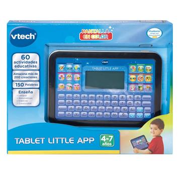 Imagen de Ordenador Genio Little App azul con pantalla a color y 80 actividades 18,4x26,3x4 cm