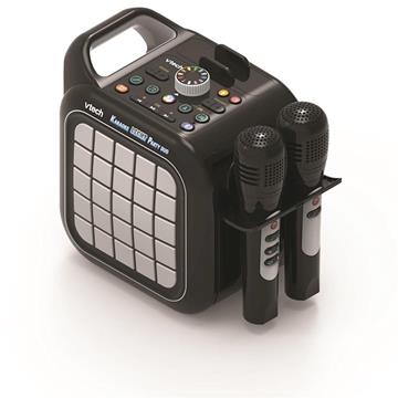 Imagen de Karaoke Light Party Duo Silver edition. 40W con Bluetooth y dos micrófonos. 25.90x20.90x16.50 cm