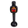 Imagen de Micrófono Karaoke Disco Lights negro.Con efectos de voz y conexion inalámbrica. 24,80x7,60x7,40 cm
